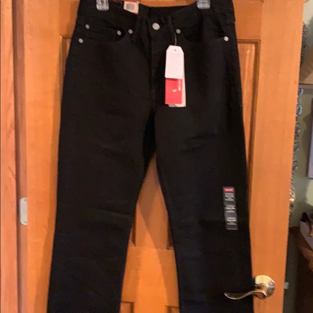 Men’s LEVISblack 514 straight leg NEW